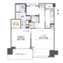 グラングリーン大阪 THE NORTH RESIDENCEの間取り