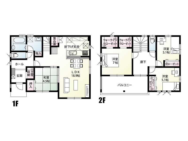 【西久保町2丁目3区画　3号棟　間取り図】