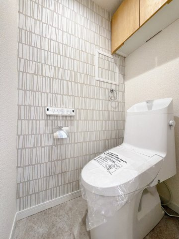 収納のあるトイレで安心です！