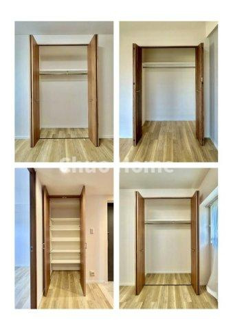 居室にはクローゼットを完備し、自由度の高い家具の配置が叶うシンプルな空間です。お子様の成長と必要になる子供部屋を与えるにはぴったりの間取りですね。
