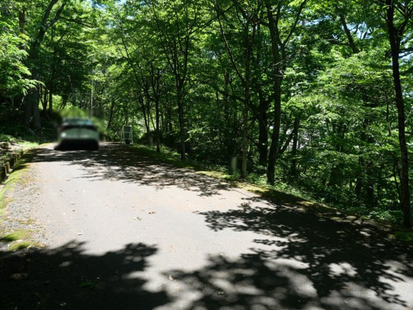 【荘川ビレッジ⑤の前面道路含む現地写真】
