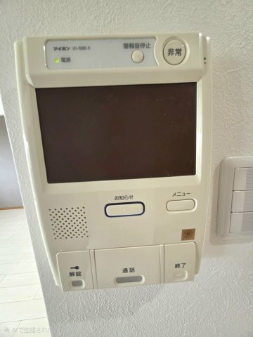 TVモニター付きインターフォン安心です
