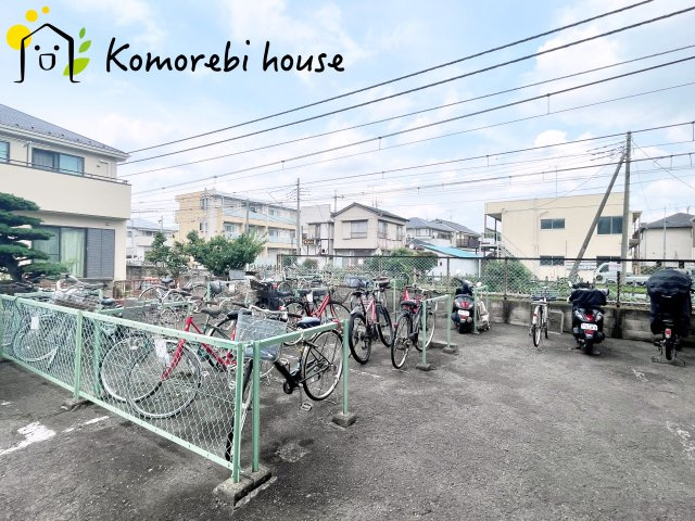 駐輪場です