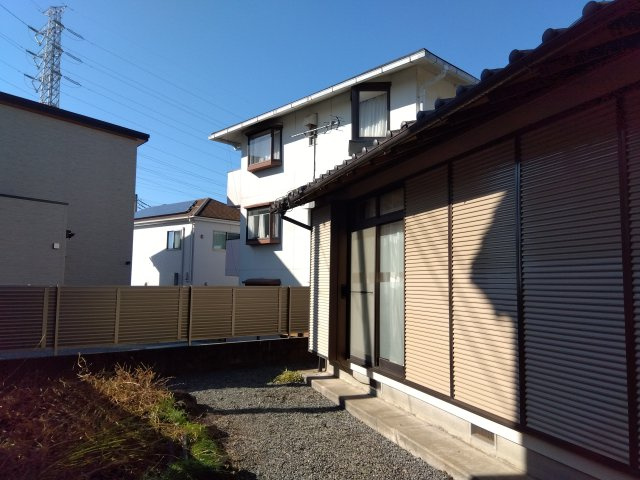専用庭があります。小さめの庭木を植えたり、ガーデニングが楽しめます。