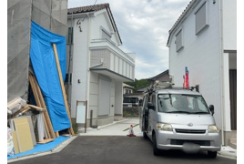 相模原市中央区上溝の新築戸建ての外観