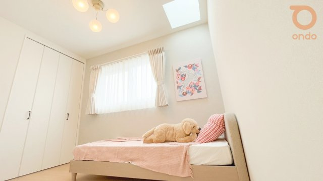 【ondo建物プラン例/洋室】　収納もしっかり確保されており、お部屋をすっきりと保てます。