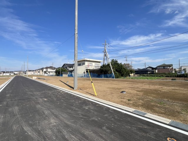 古河市上辺見2号地◆前面道路