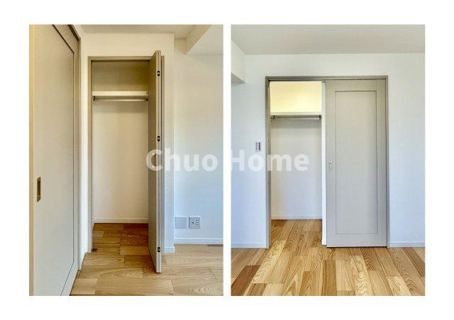 居室にはクローゼットを完備し、自由度の高い家具の配置が叶うシンプルな空間です。お子様の成長と必要になる子供部屋を与えるにはぴったりの間取りですね。