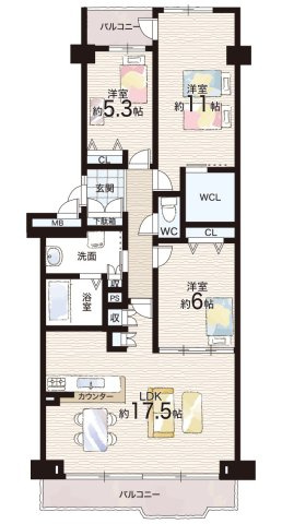 間取り：328000684359