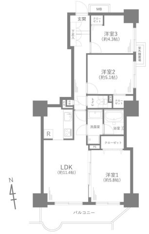 間取り：311002390557