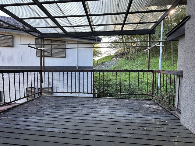 広いベランダ♪