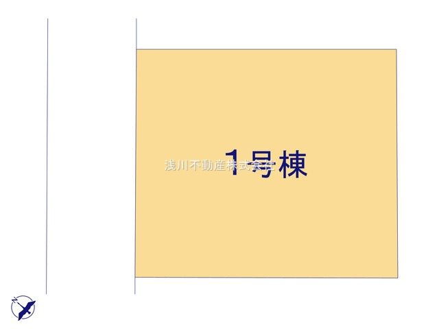～北西5ｍ道路に面している整形地～