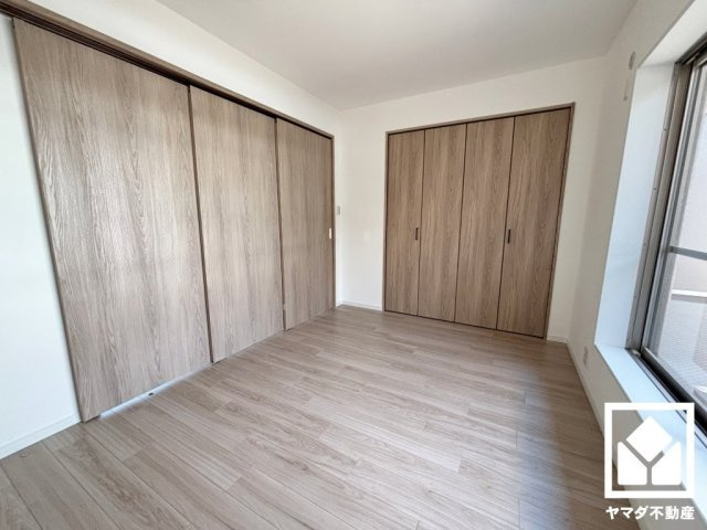 全居室フローリングでお掃除ラクラク。全居室にクローゼットもございますので、お部屋の広さを最大限に活用できます。