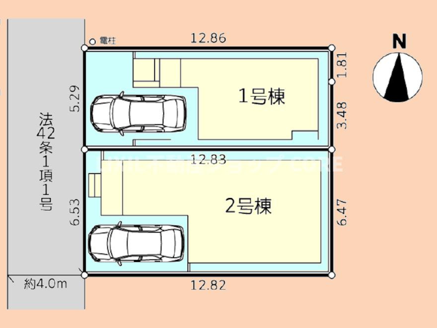 ビルトイン車庫なので、暑い夏場も車内は快適！雨の日の乗り降りも濡れずに出来ます！荷物が多くても安心です♪(こちらは2号棟です。)　