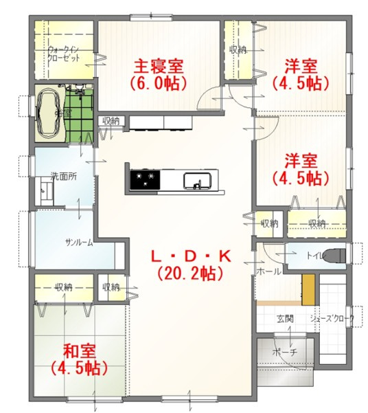 間取り：346000041951