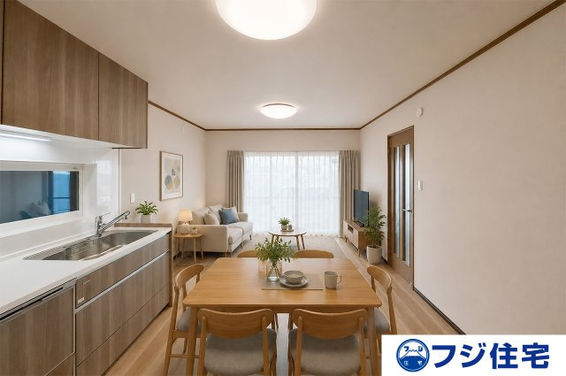 ※バーチャルステージング画像（AI合成）です。合成された家具等は販売価格に含まれません。