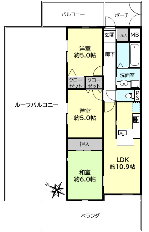 間取り：328000523649