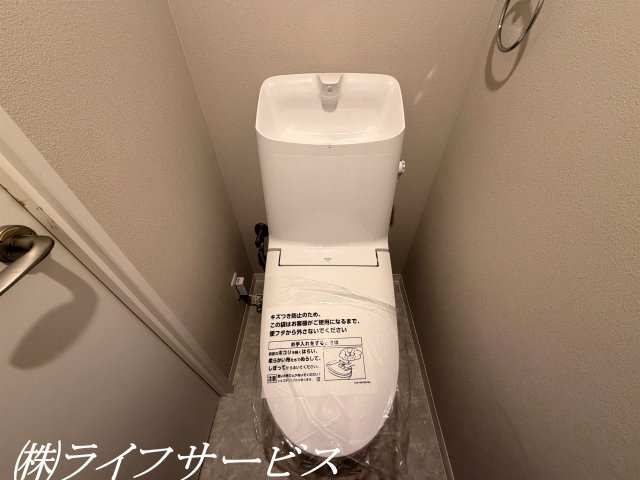 温水洗浄便座付トイレ