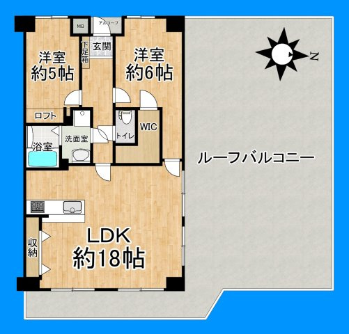 【ベル・アーバニティ北花田の間取り】