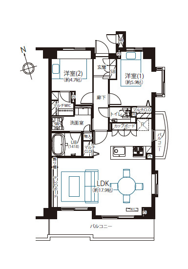 間取り：313004618381