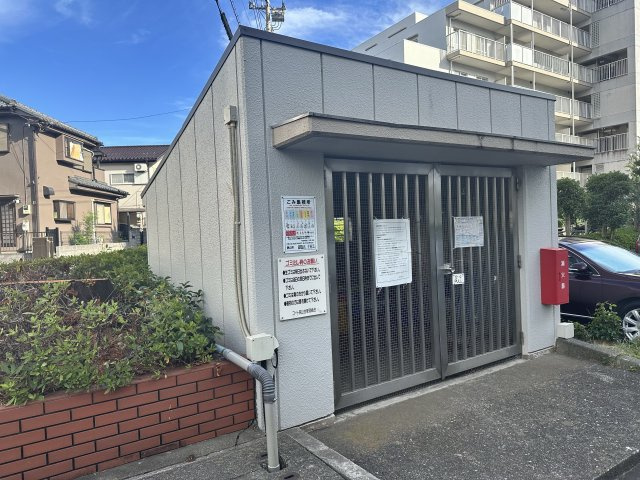 ごみ集積所です。現地（2026年8月）撮影