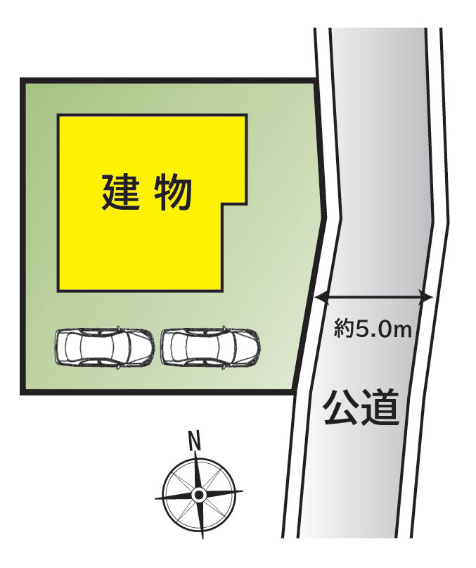 カースペースは2台分