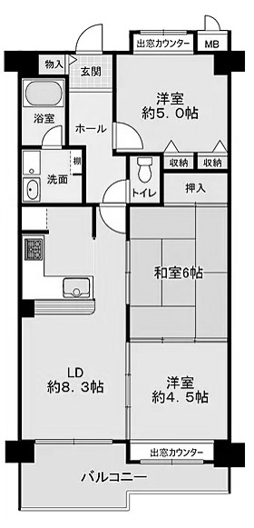 間取り：326000247965