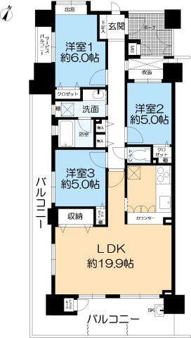 間取り：328000679480