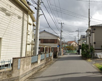 現地前面道路