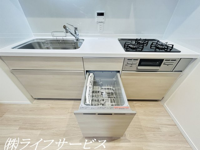 家事の時短にうれしい食器洗浄乾燥機付