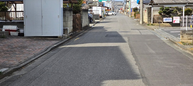前面道路含む現地写真