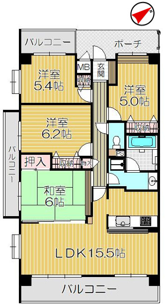 間取り：328000657532