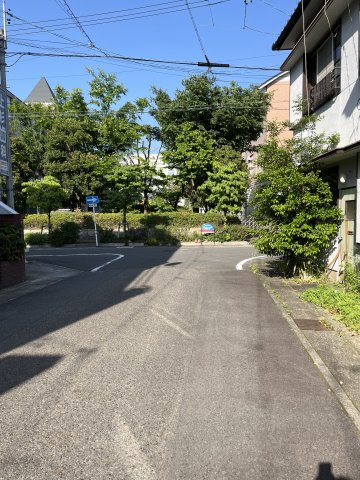 北側道路　西から