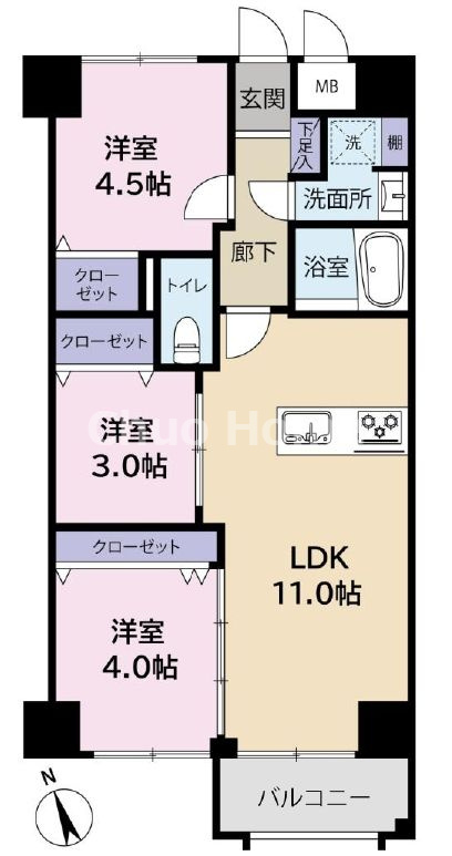 間取り：313004653893