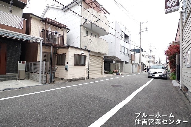 別角度からの前面道路です！