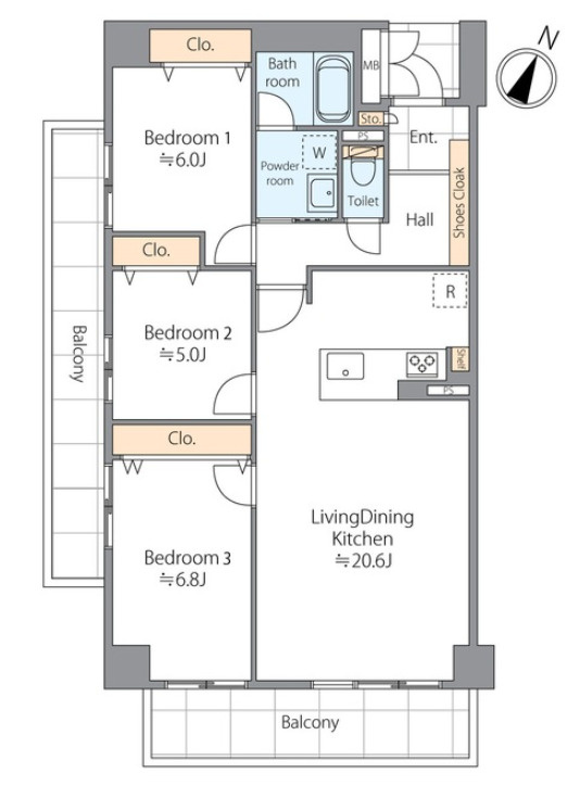 間取り：328000621382