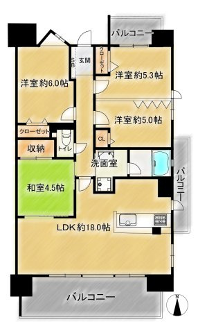 間取り：323000482756