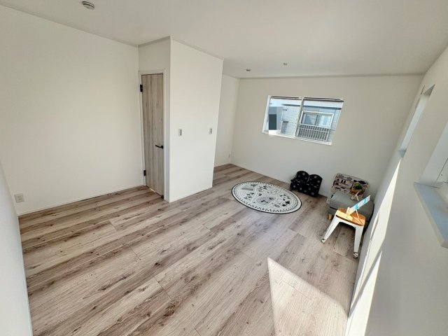 将来的に2部屋に間仕切り可能です