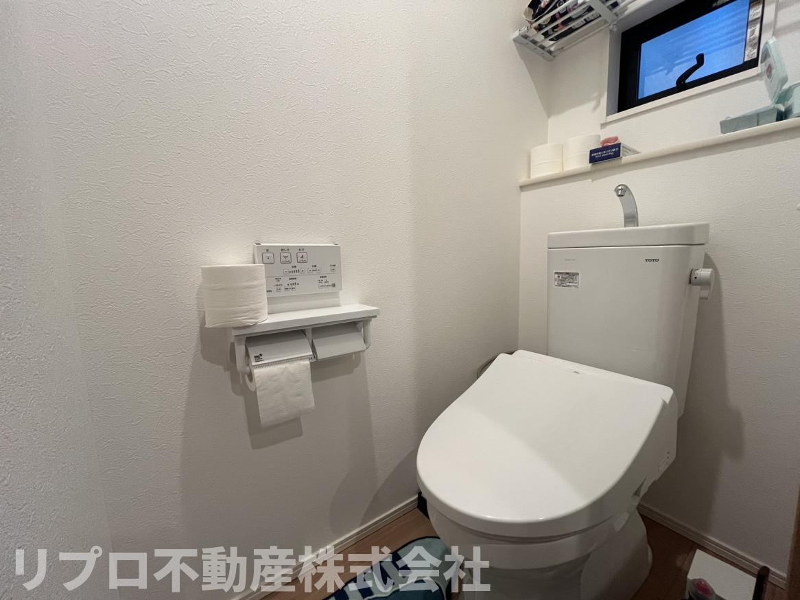 2階トイレも洗浄便座となります