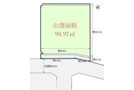 稲城市百村　売地　全1区画の間取り
