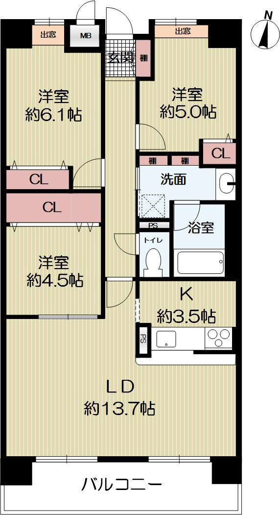 間取り：326000255595
