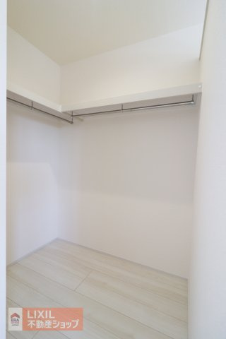 【収納】現地完成写真。しっかり収納がついております！