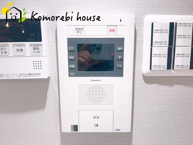 モニター付インターホンです