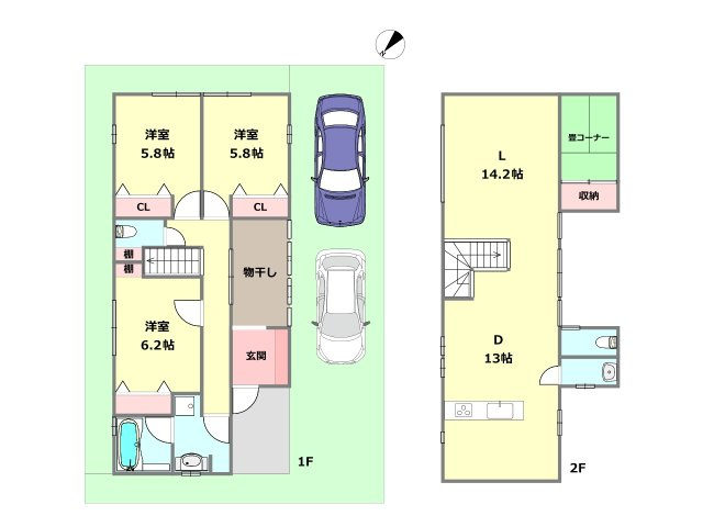 間取り：328000594496
