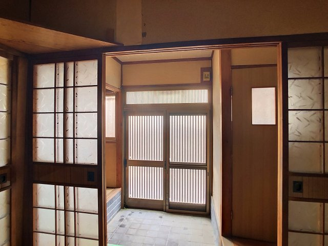 玄関です。