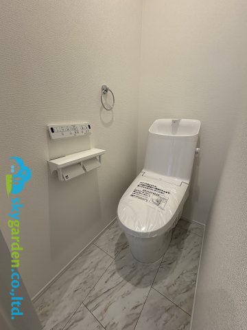 清潔感のあるトイレです