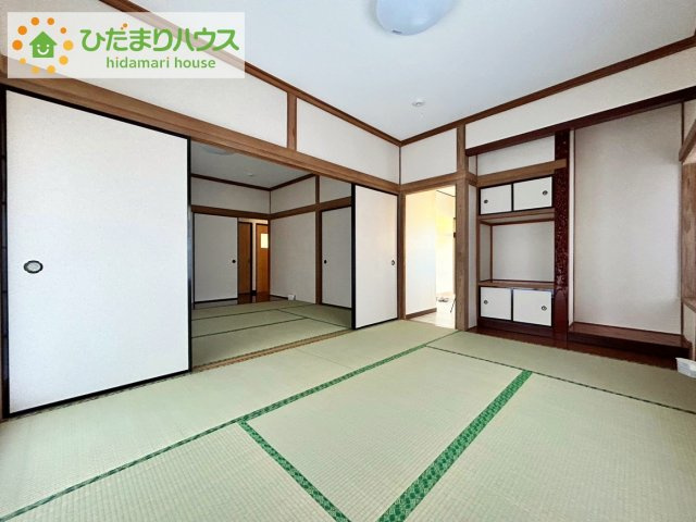 赤ちゃんスペースや客間など、多彩な用途で使用できる和室☆