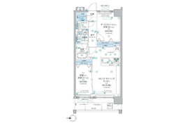国立市谷保の中古マンションの間取り
