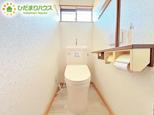 節水できるトイレで、少ないお水でもしっかりと洗浄してくれます！