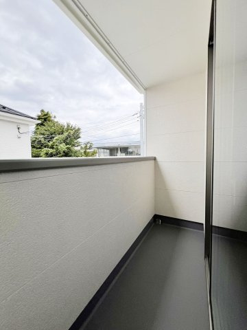 【渋川市石原348番　新築住宅　A号棟のバルコニー】